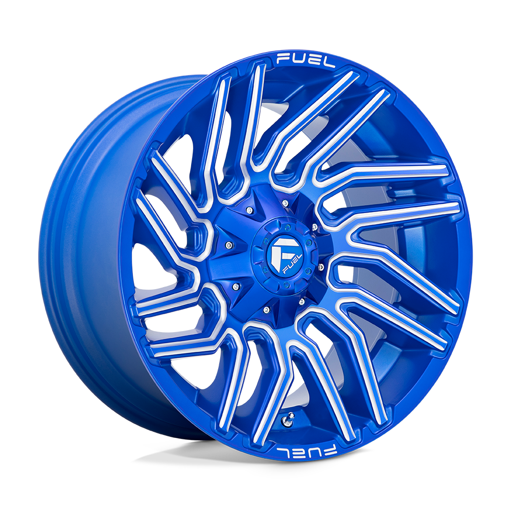 20x10 Fuel D774 Typhoon Anodized Blue Milled Wheel 6x135/6x5.5 (-18mm)
