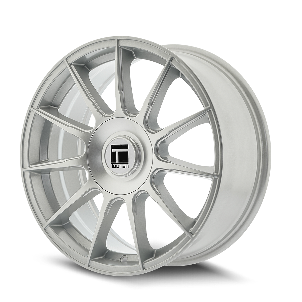 18x8 Touren 3281 TR81 Gloss Silver Wheel 5x4.5/5x5 (38mm)