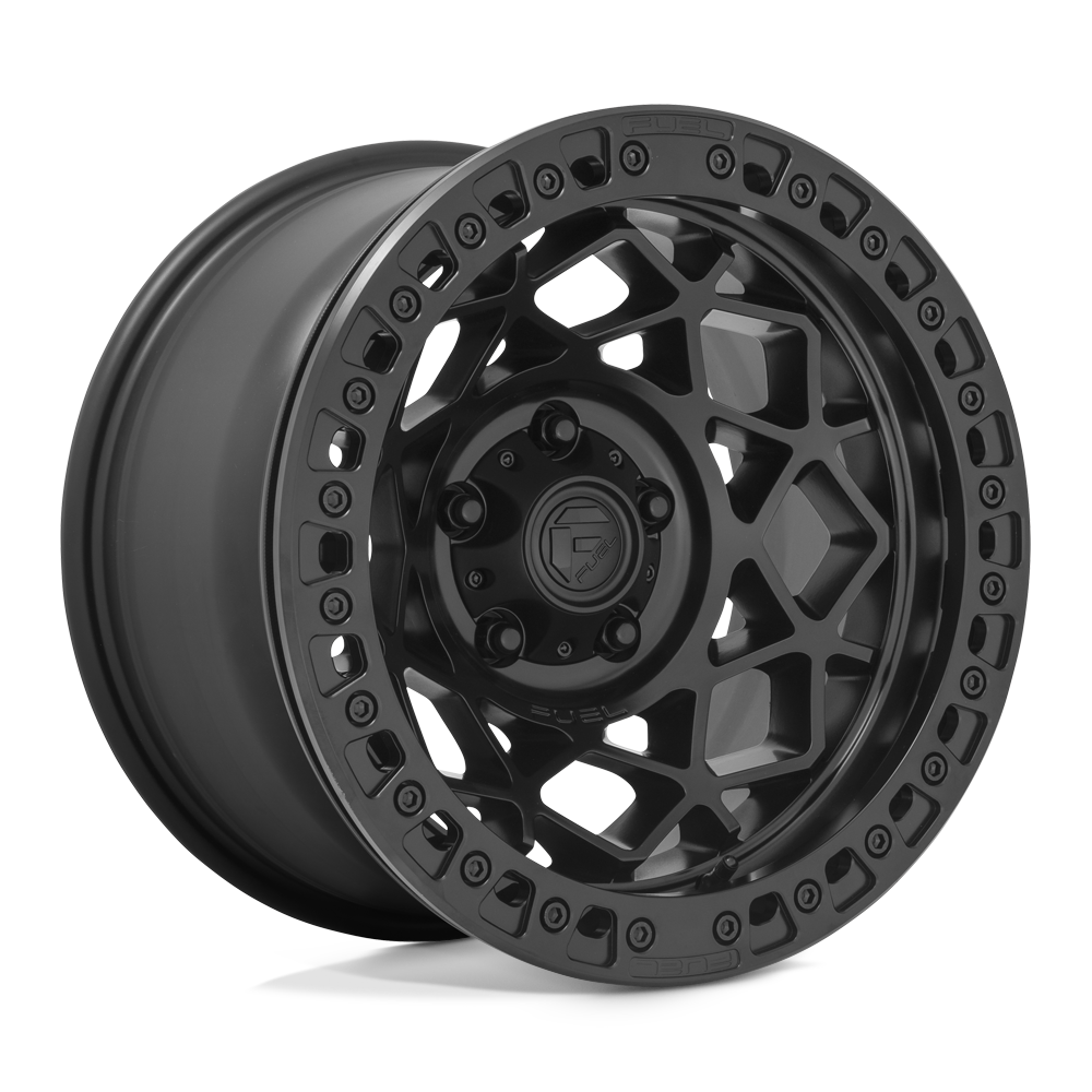 17x9 Fuel D120 Unit BEADLOCK Blackout Wheel 6x5.5 (-15mm)