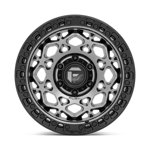 17x9 Fuel Off-Road D784 Unit Gunmetal With Matte Black Ring Wheel 6x4.5 (1mm)