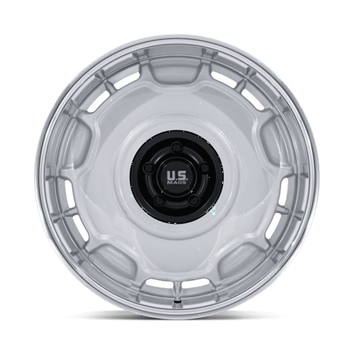 22x9 US Mags UC146 Arlington Silver Matte Black Center Wheel 5x5 (15mm)