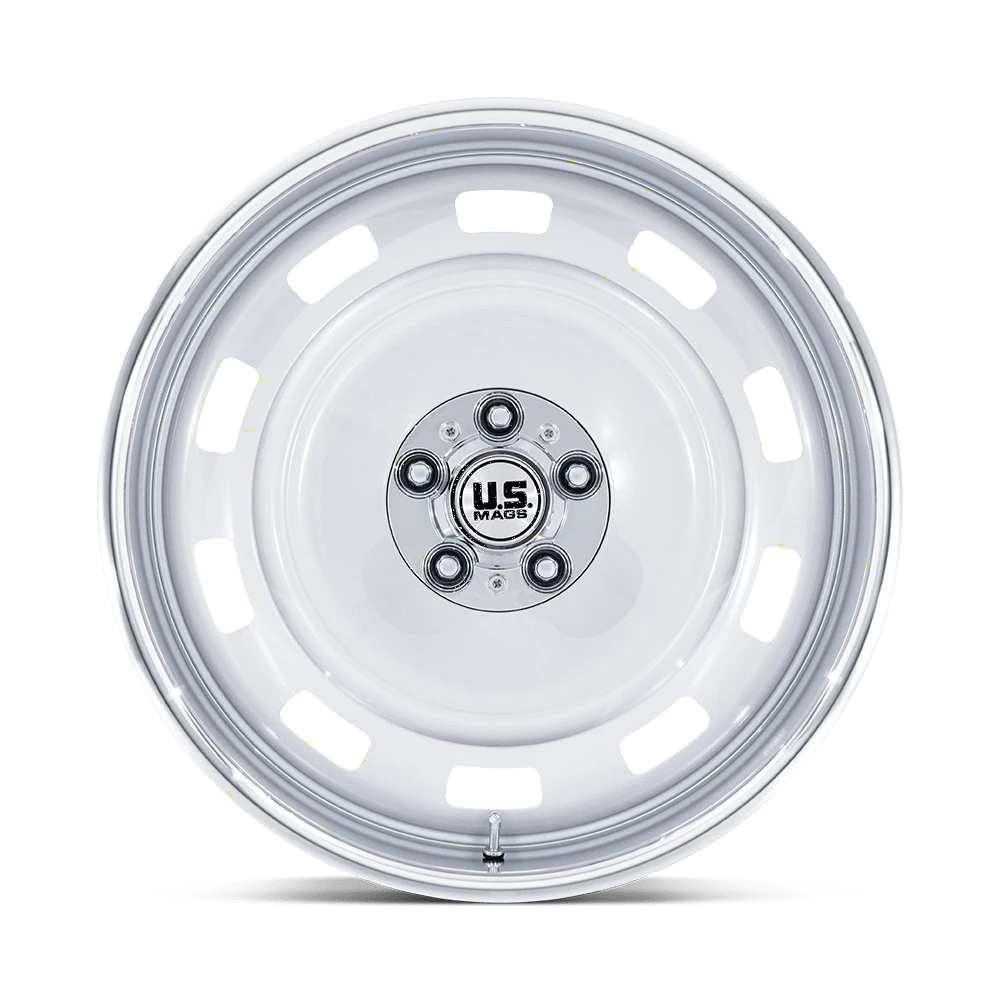 22x10.5 US Mag UC143 Scottsdale Silver With Diamond Cut Lip Wheel 5x5 (0mm)