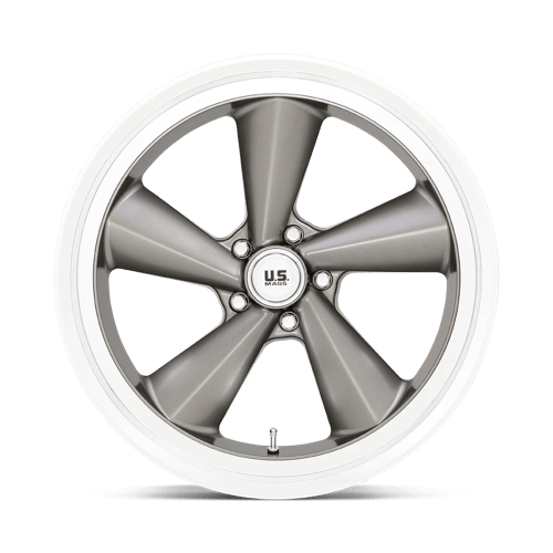 22x10.5 US Mags U137 TS Anthracite With Diamond Cut Lip Wheel 5x4.75 (0mm)
