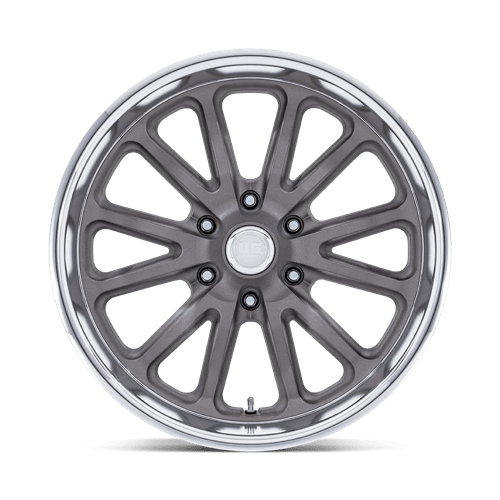 20x8 US Mags UC145 Rambler 6 Matte Gunmetal W/ Diamond Cut Lip Wheel 6x5.5 (1mm)