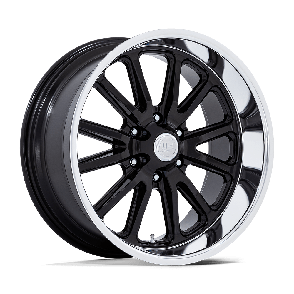 20x9.5 US Mags UC145 Rambler 6 Gloss Black W/ Diamond Cut Lip Wheel 6x5.5 (1mm)
