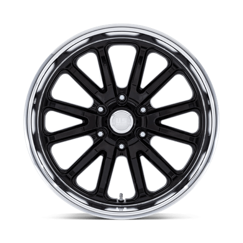 20x8 US Mags UC145 Rambler 6 Gloss Black W/ Diamond Cut Lip Wheel 6x135 (1mm)