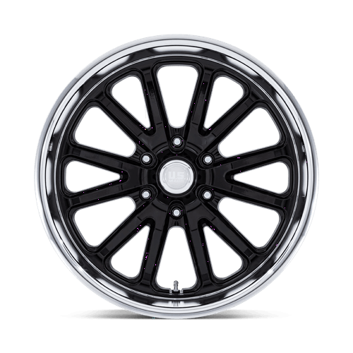 20x8 US Mags UC145 Rambler 6 Gloss Black W/ Diamond Cut Lip Wheel 6x5.5 (1mm)