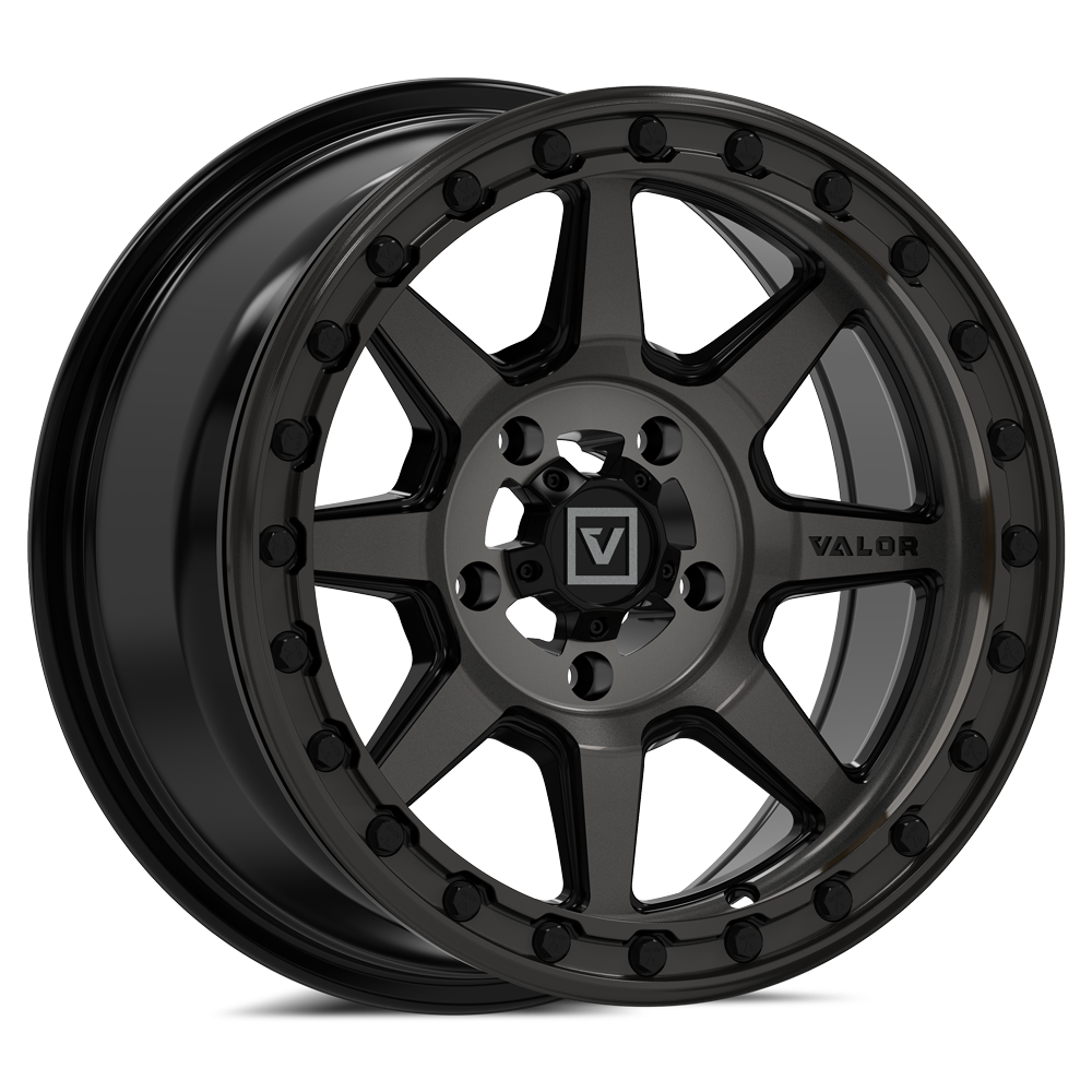 15x7 Valor Offroad V13 Dark Tint BEADLOCK UTV Wheel 5x4.5 (10mm)