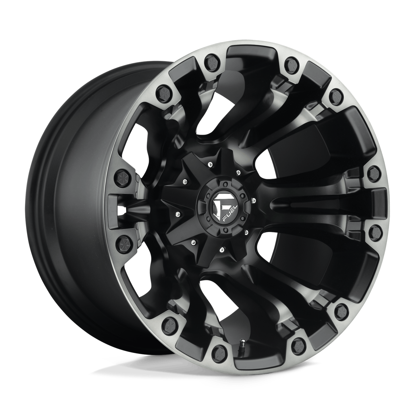 17x9 Fuel Off-Road D851 Vapor Matte Black Gray Tint Wheel 6x135/6x5.5 (1mm)