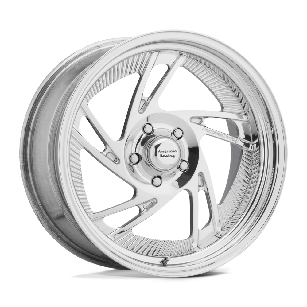 18x11 American Racing VF202 Polished FORGED RIGHT DIRECTIONAL Wheel 5x5 (-50mm)