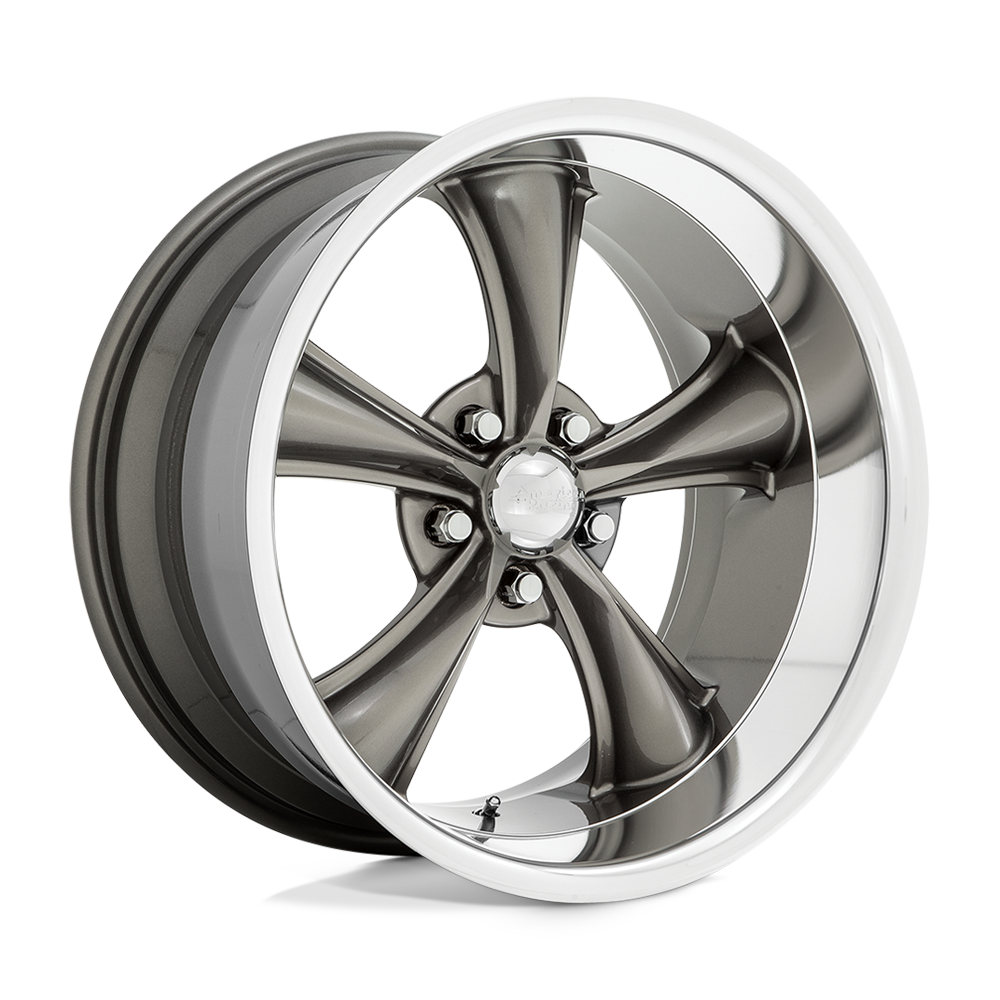 18x8 American Racing VN338 BOSS TT Graphite Wheel 5x4.5 (2mm)