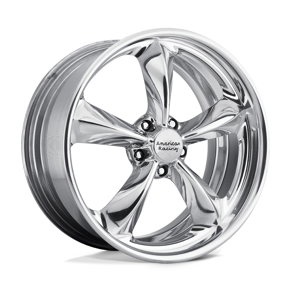 17x8 American Racing VN425 TORQ THRUST SL Polished Wheel 5x4.75 (0mm)