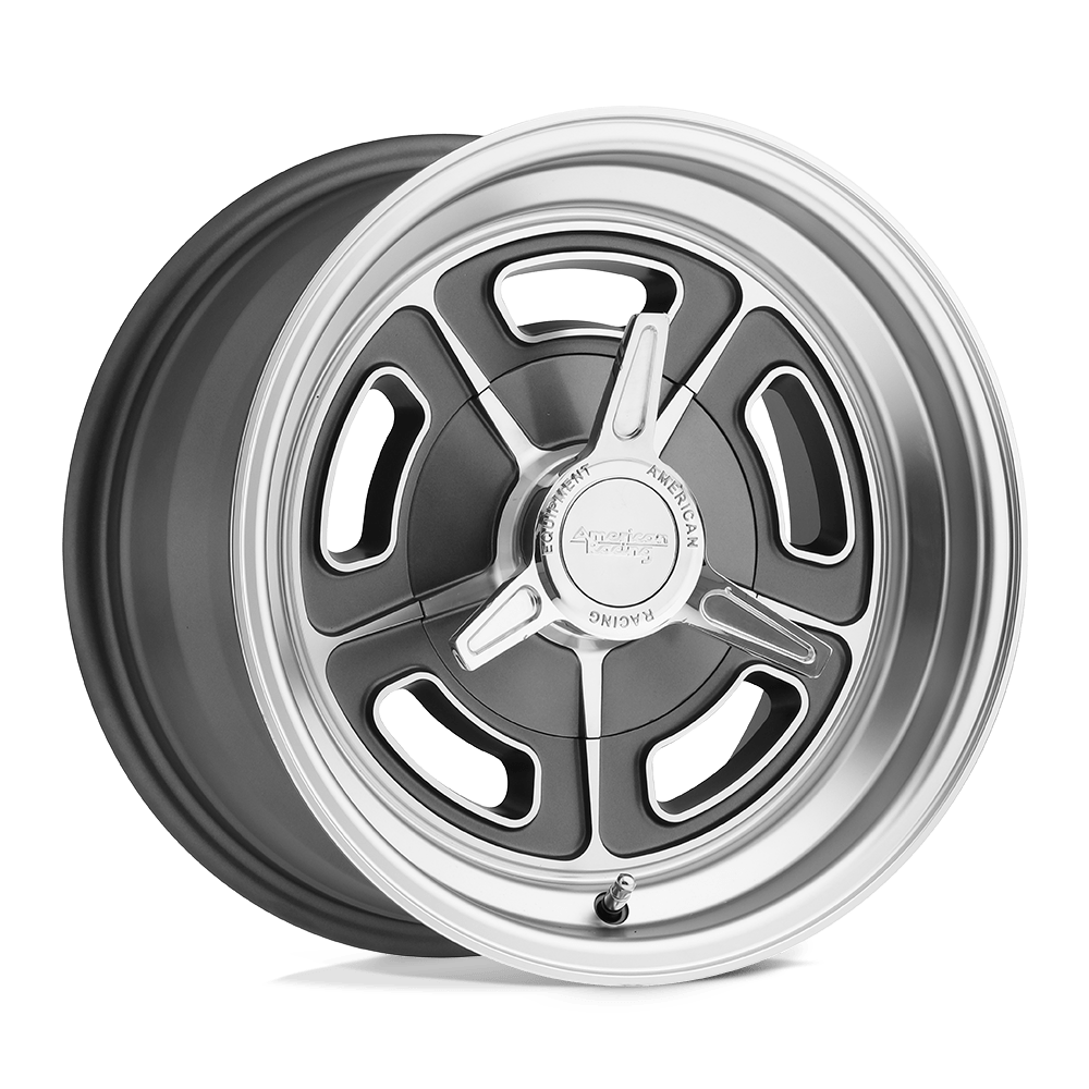 15x8 American Racing VN502 Mag Gray Machined Wheel 5x4.5 (-6mm)