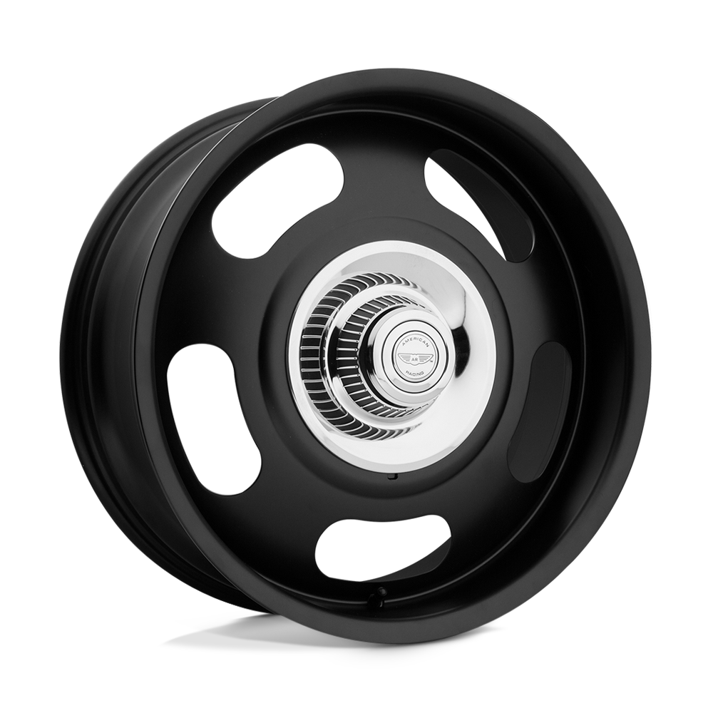 20x9.5 American Racing Vintage VN506 Satin Black Wheel 5/6 Lug BLANK (0mm)