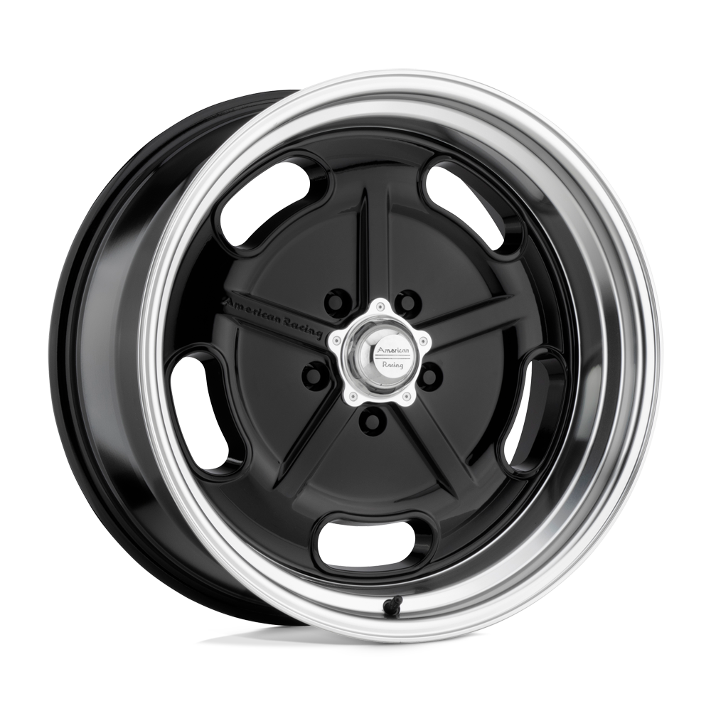 17x8 American Racing VN511 SALT FLAT Gloss Blk Wheel 5x4.5 (0mm)