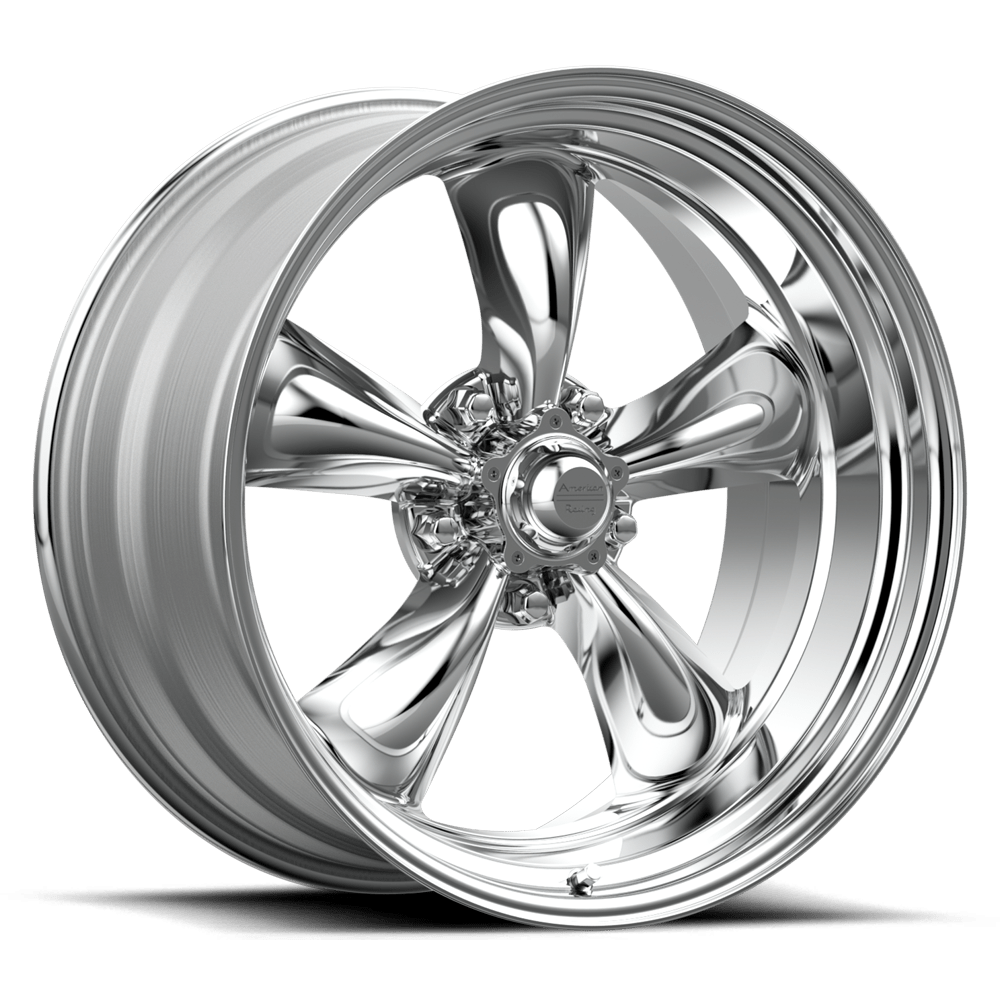 20x8 American Racing VN515 TORQ THRUST II 1 PC Polished Wheel 5x4.5 (0mm)