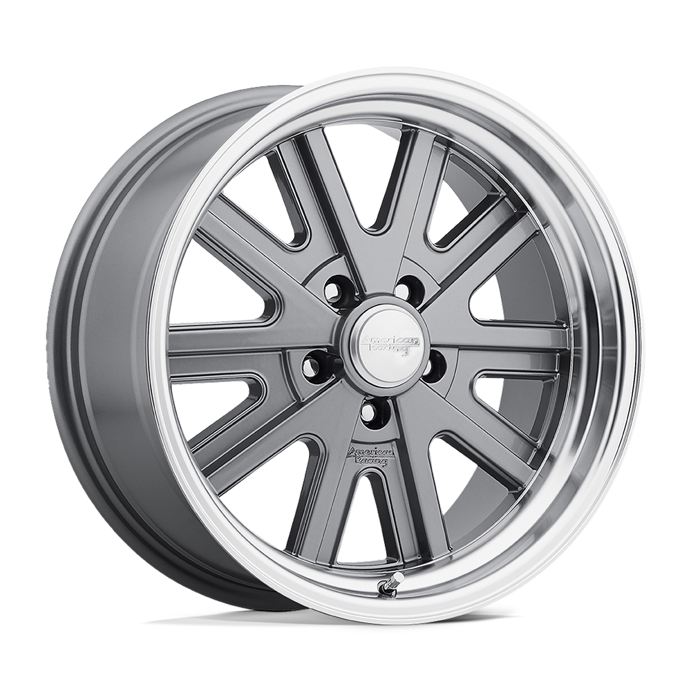 17x9 American Racing VN527 427 MONO CAST Mag Gray Machined Wheel 5x4.5 (12mm)