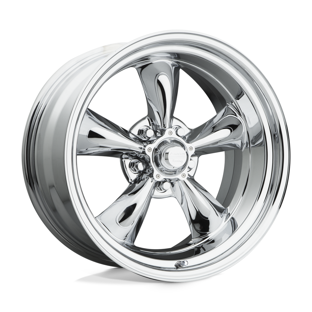 18x7 American Racing VN615 TORQ THRUST II 1 PC Chrome Wheel 5x4.5 (6mm)