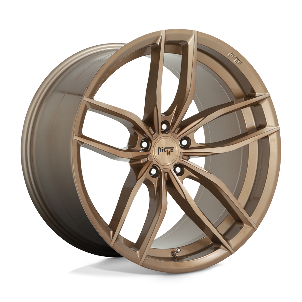 20x10.5 Niche M202 VoSSo Glossy Bronze Brushed Wheel 5x4.5 (40mm)