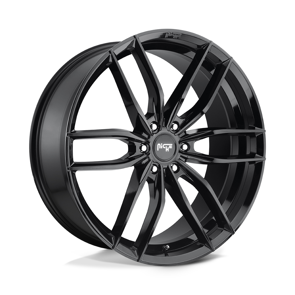 20x9 Niche M209 VOSSO GLOSS BLACK Wheel 6x5.5 (20mm)