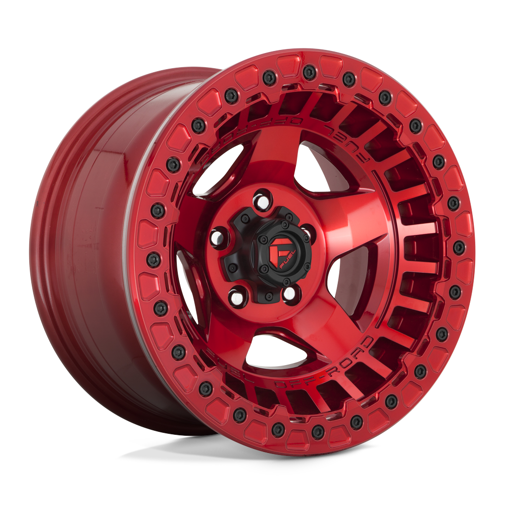17x9 Fuel D117 Warp BEADLOCK Candy Red Wheel 6x5.5 (-15mm)
