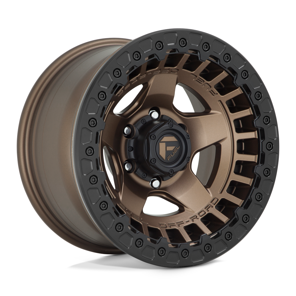 17x9 Fuel D119 Warp BEADLOCK Matte Bronze Wheel 5x5 (-15mm)