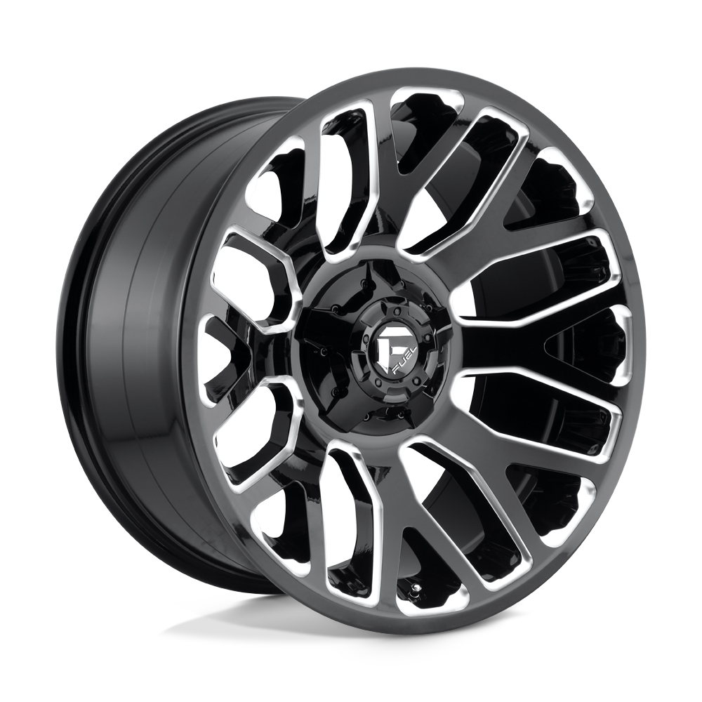 20x10 Fuel D607 Warrior Gloss Black Milled Wheel 8x6.5 (-18mm)