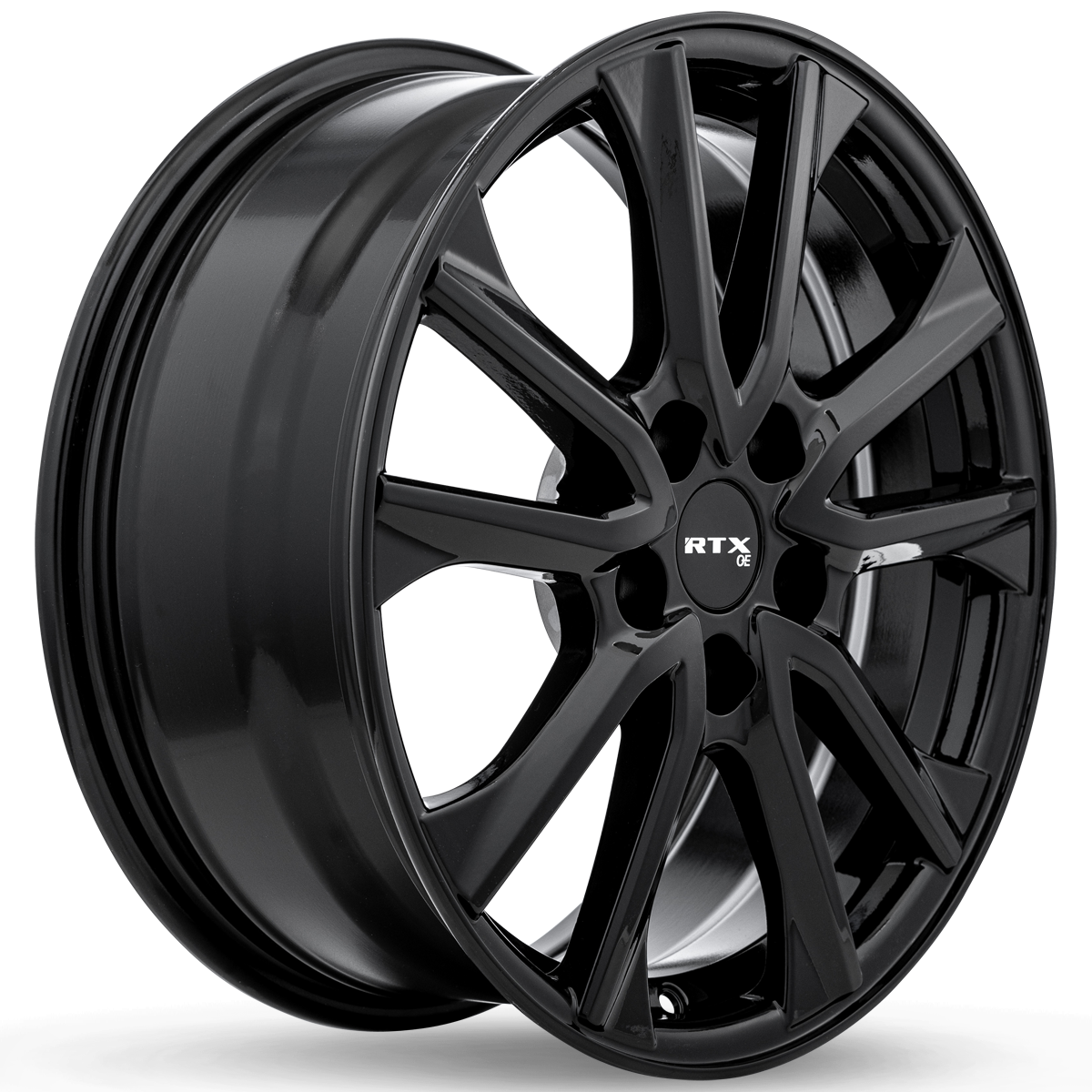 16x6.5 RTX Arai Gloss Black Wheel 5x4.5 (40mm)
