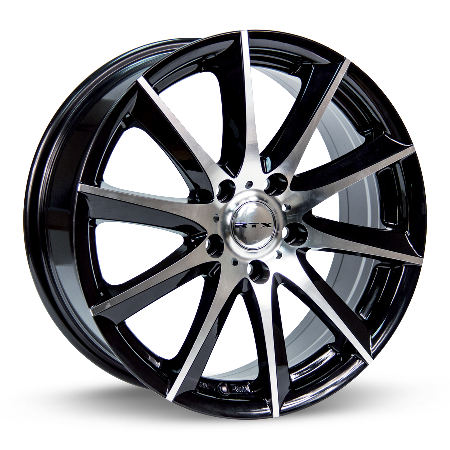 15x6.5 RTX Dynamo Black Machined Wheel 4x100 (38mm)