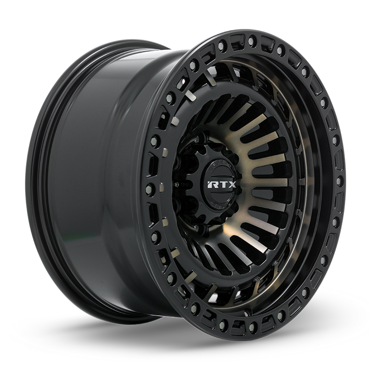 20x9 RTX Moab Satin Black Machined Bronze Wheel 6x135 (0mm)