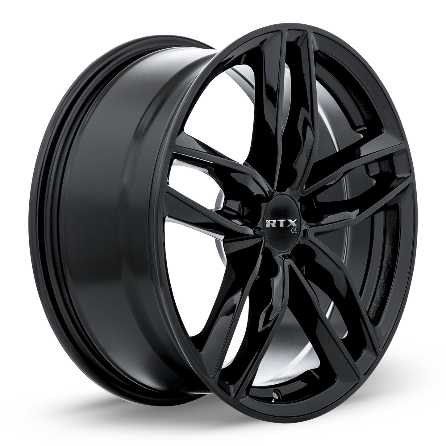 17x7.5 RTX Nuremberg Gloss Black Wheel 5x112 (35mm)