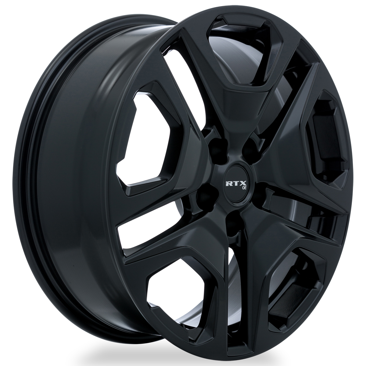 19x7.5 RTX Osaka Satin Black Wheel 5x4.5 (35mm)