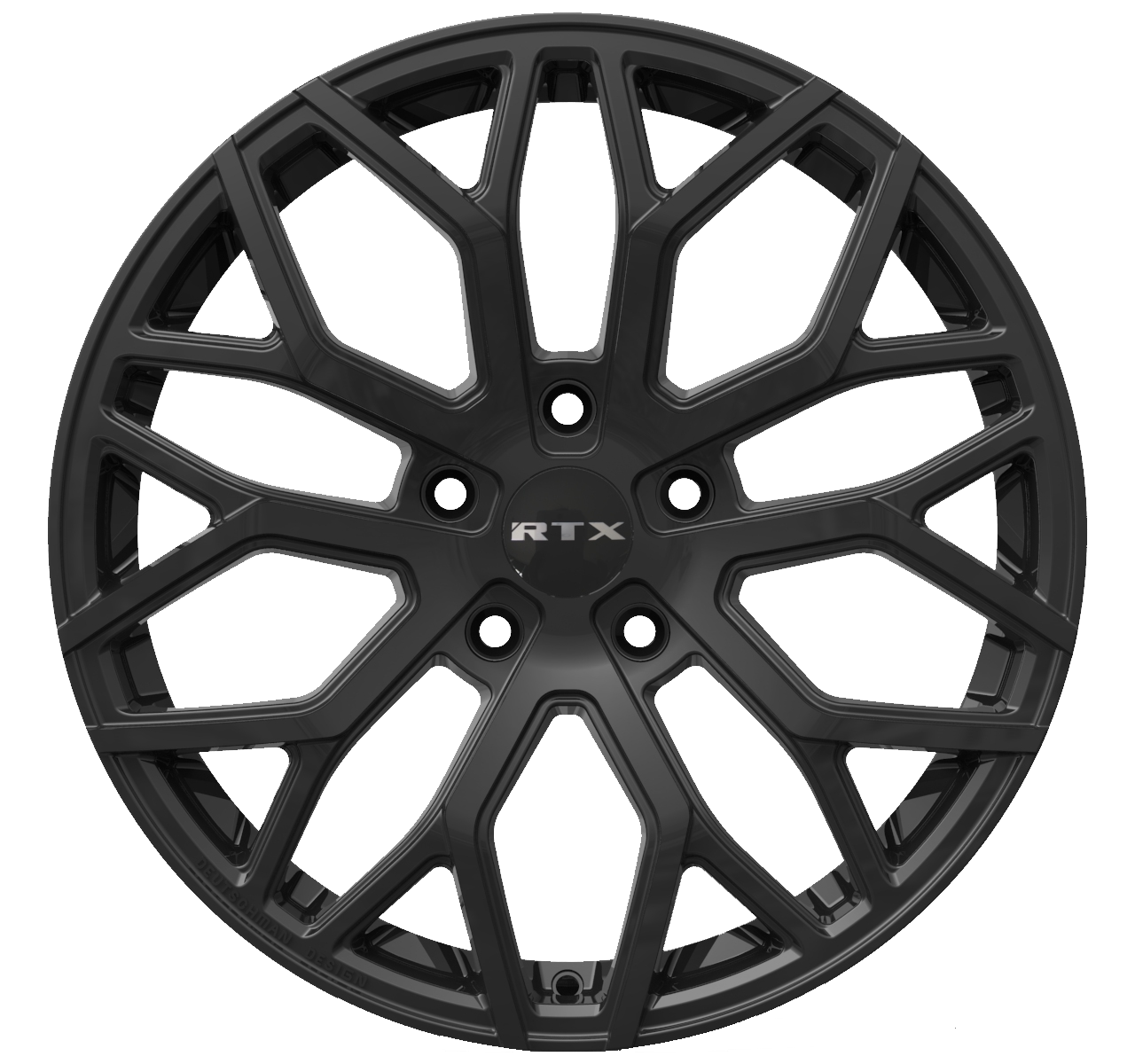 19x8.5 RTX D01 (5 Lugs) Gloss Black Wheel 5x4.5 (45mm)