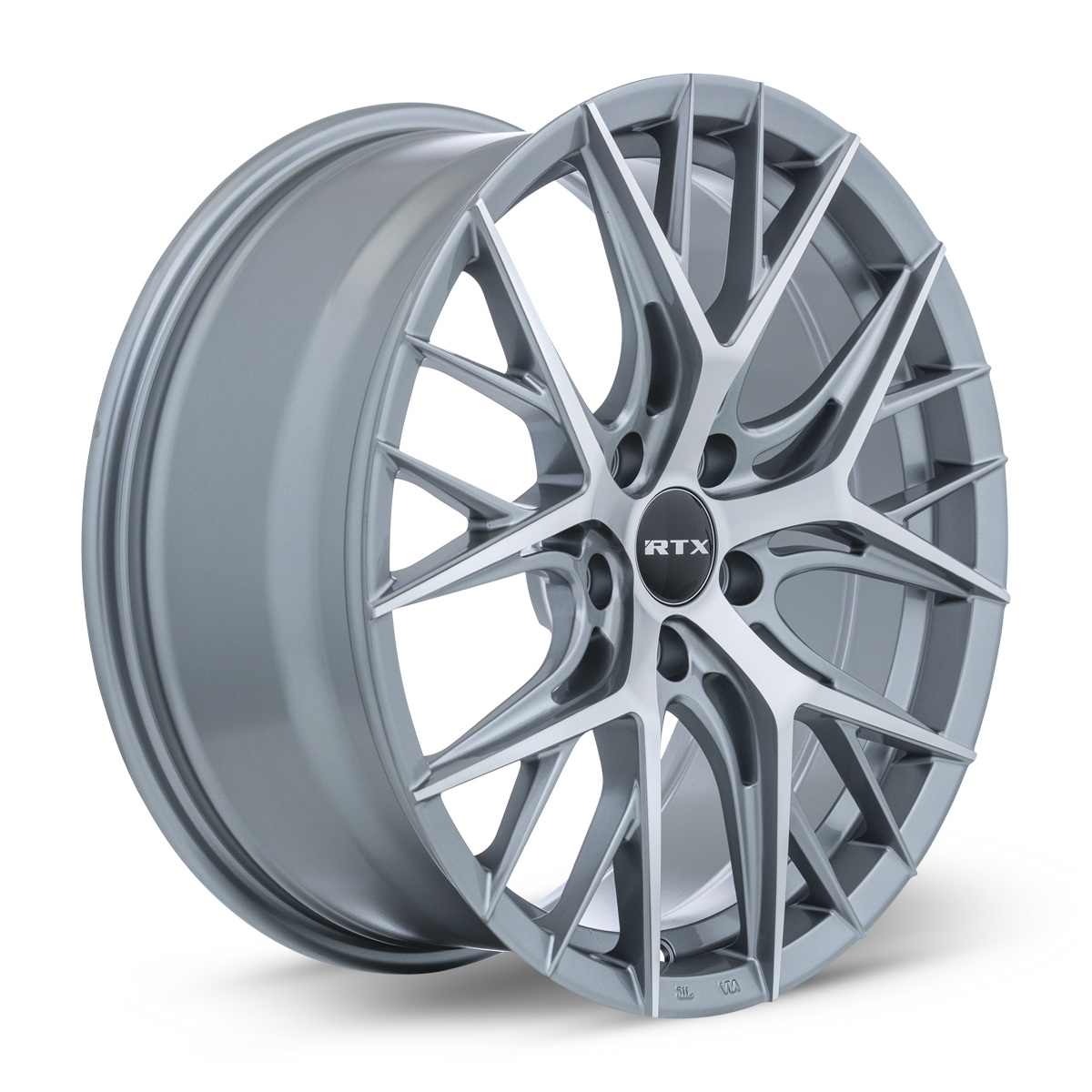 20x8.5 RTX Valkyrie Lite Gunmetal Machined Wheel 5x4.5 (38mm)