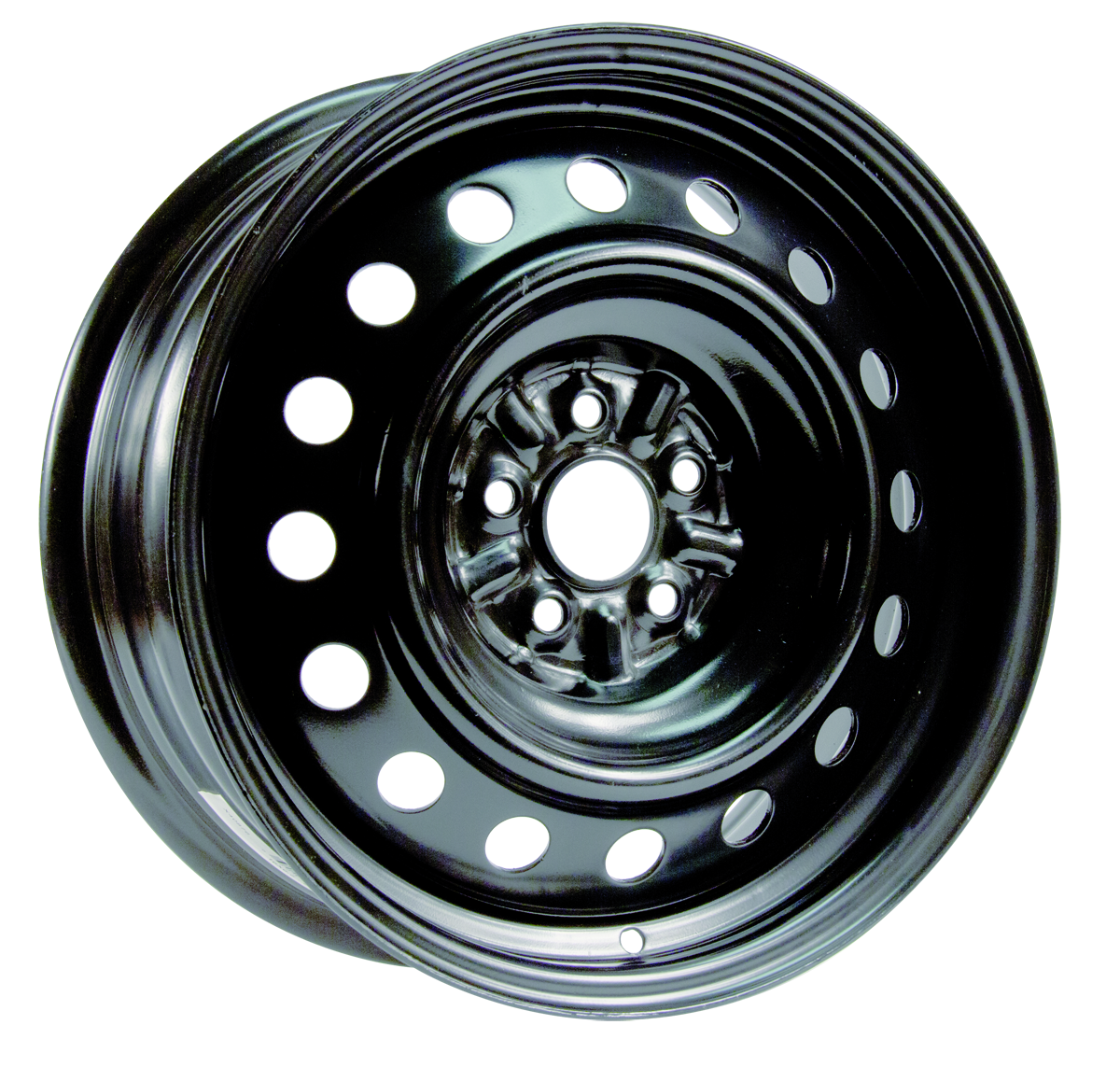16x6.5 RTX Black Steel Wheel 5x100 (40mm)