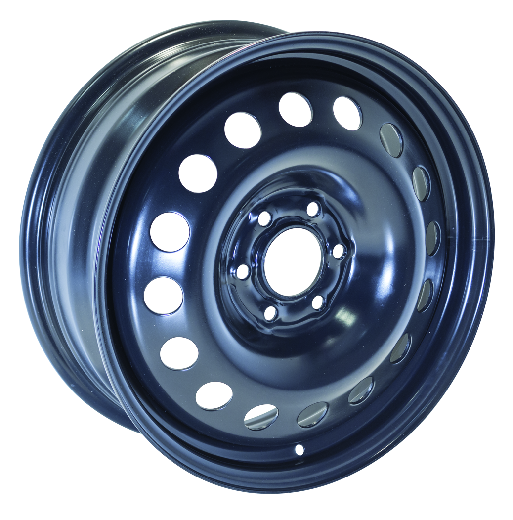17x6.5 RTX Black Steel Wheel 6x115 (51mm)
