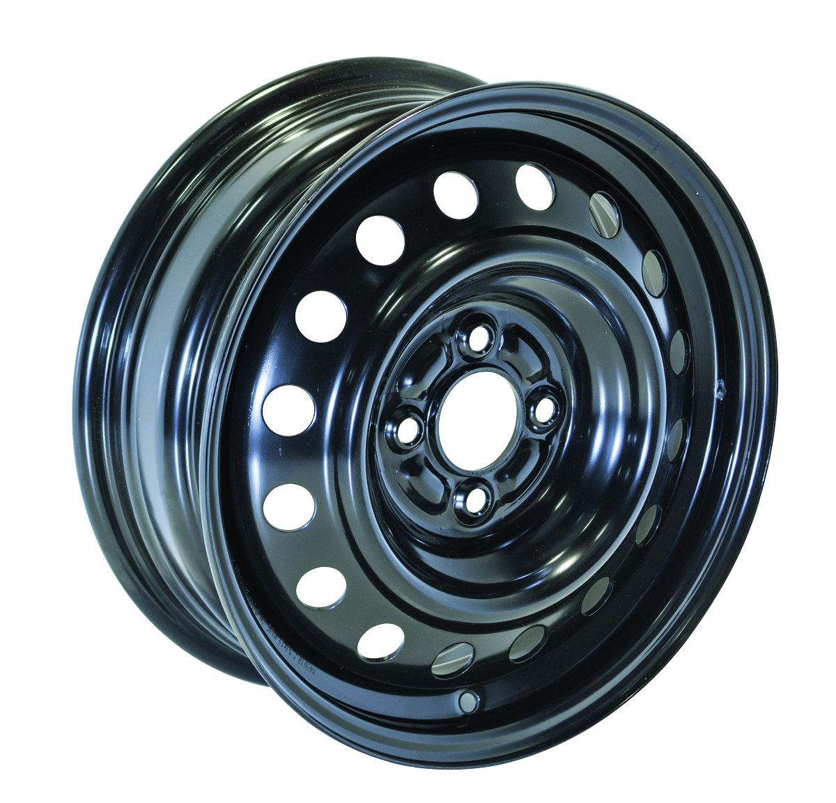 15x5.5 RTX Black Steel Wheel 4x100 (40mm)