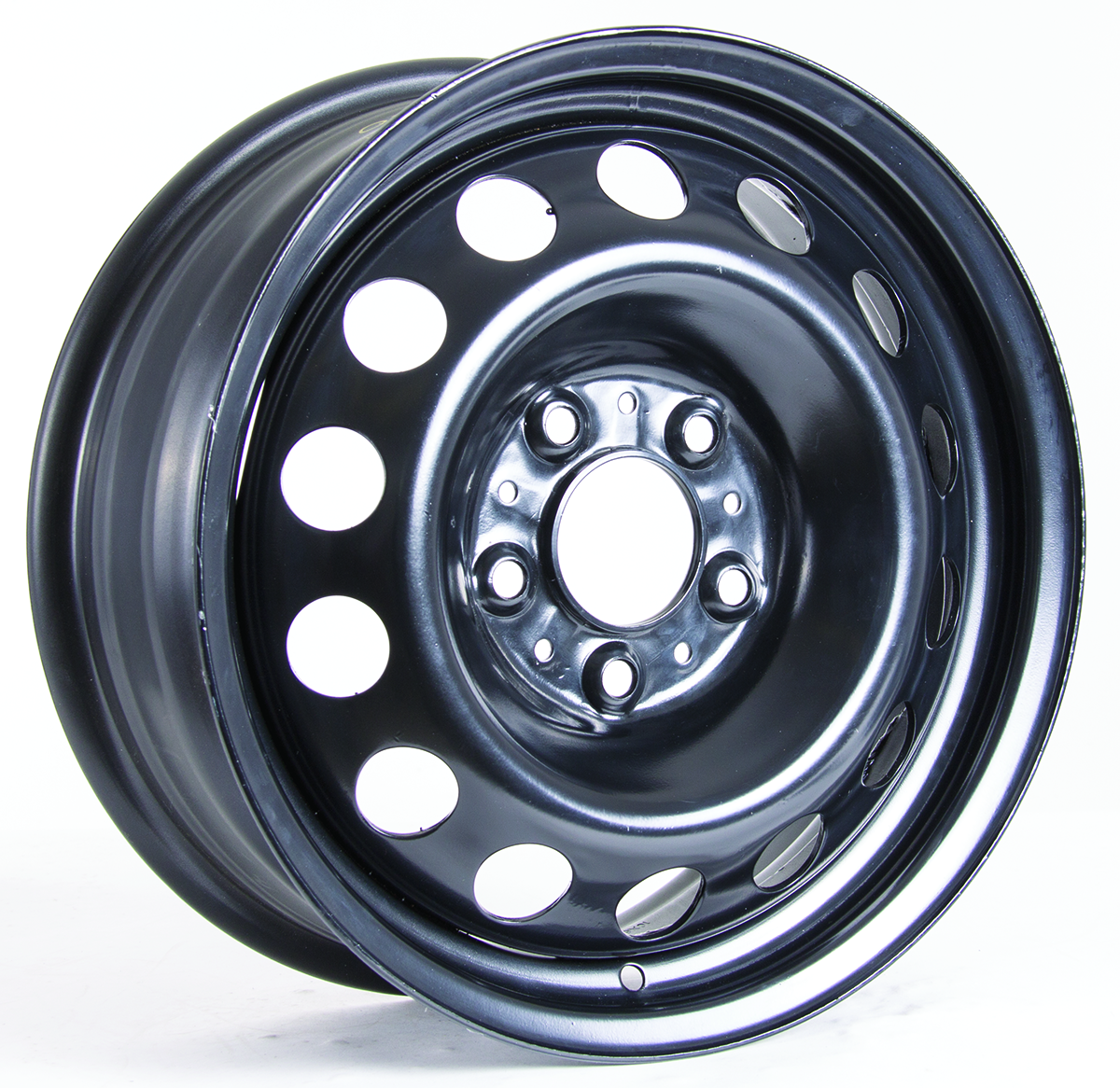 16x6.5 RTX Black Steel Wheel 5x120 (45mm)