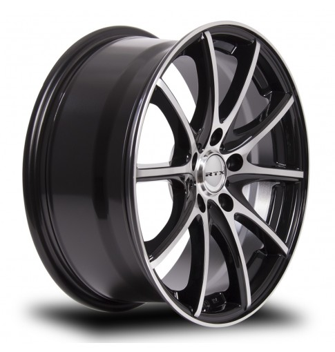 14x6 RTX Snare Black Machined Wheel 4x100 (38mm)