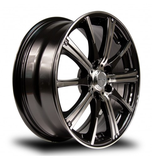 14x5.5 RTX Spark Black Machined Wheel 4x100 (38mm)