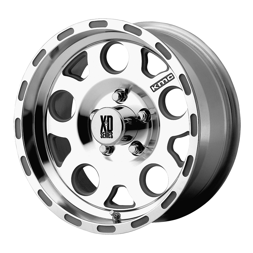 15x7 XD XD122 ENDURO Race Machined W/ No Clearcoat Wheel 5x4.75 (-6mm)