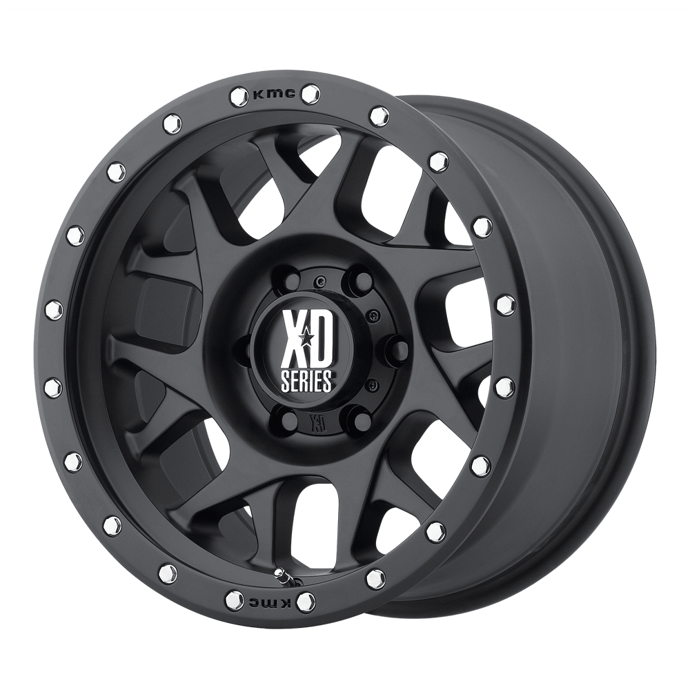 18x9 XD XD127 BULLY Satin Black With Reinforcing Ring Wheel 5x5 (18mm)