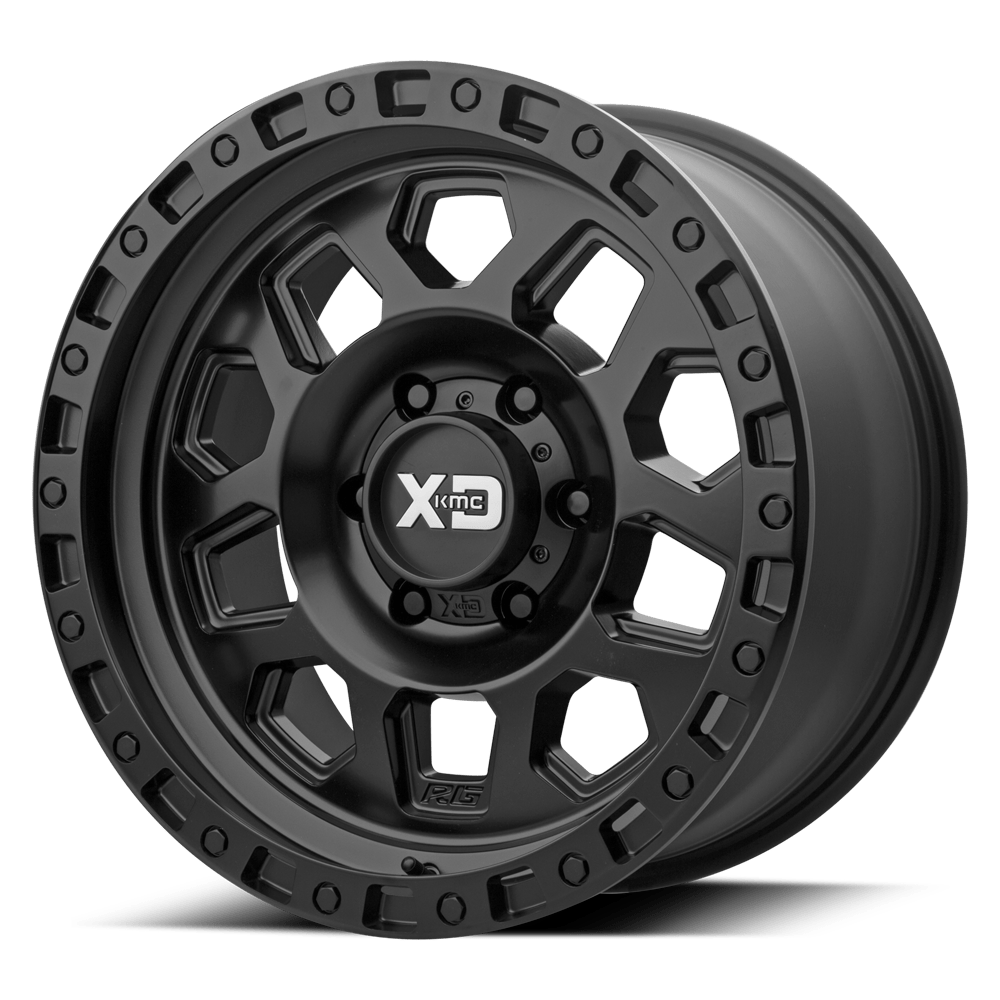 17x8 XD XD132 RG2 Satin Black Wheel 6x5.5 (25mm)