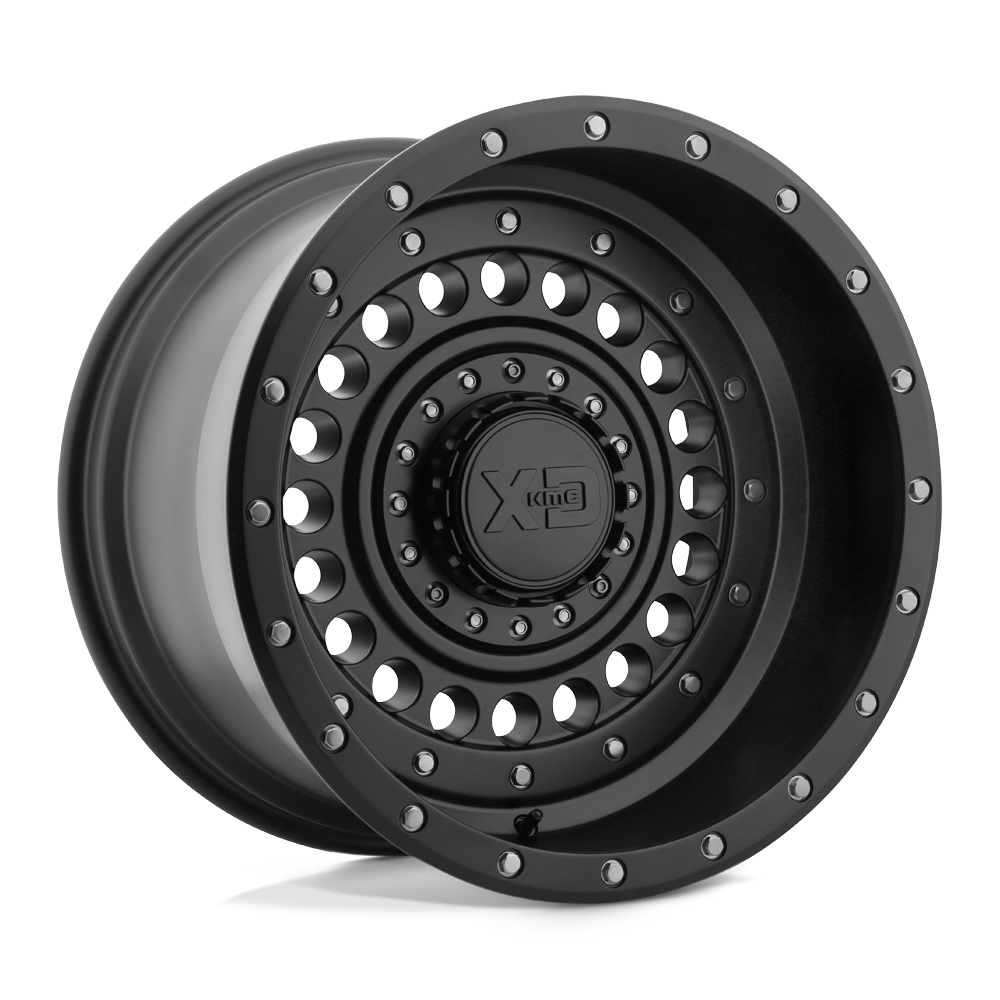 20x12 XD XD136 PANZER Satin Black Wheel 6x135/6x5.5 (-44mm)