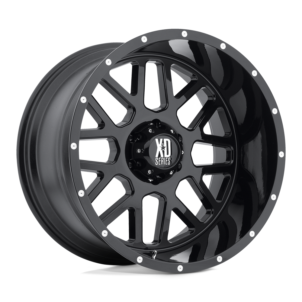 20x10 XD XD820 GRENADE Satin Black Wheel 5x5.5 (-24mm)