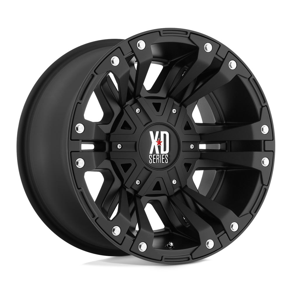 20x10 XD XD822 MONSTER II Matte Black Wheel 5x4.5/5x4.75 (-24mm)