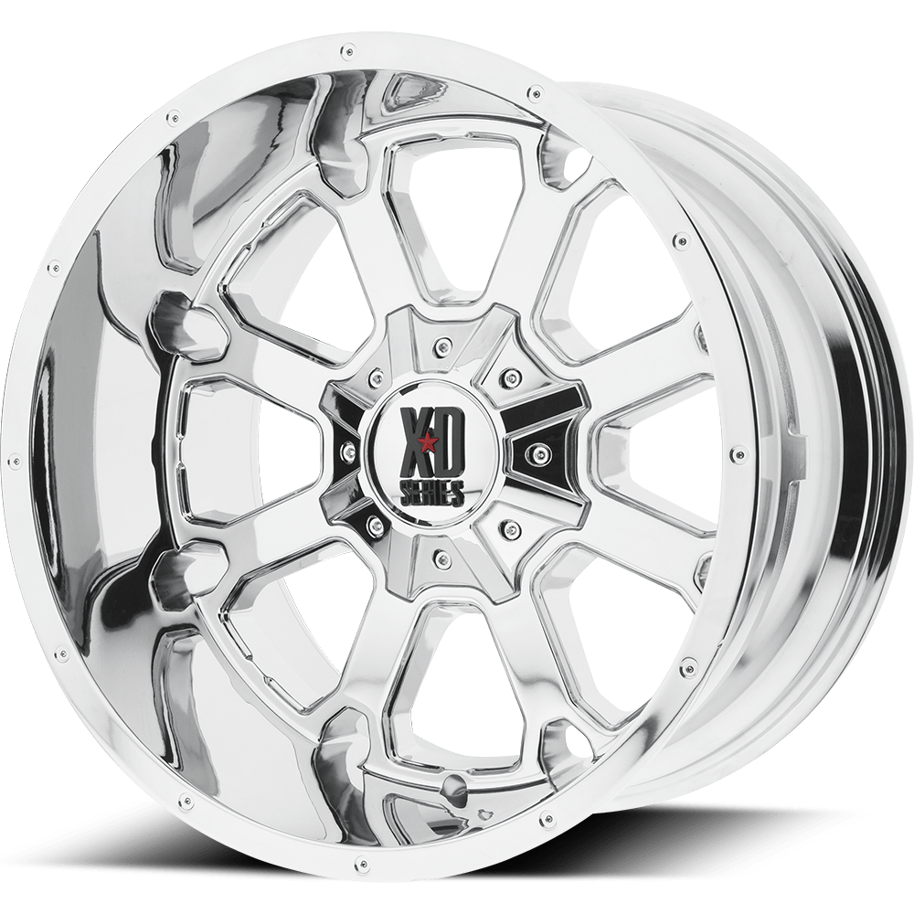 20x9 XD XD825 BUCK 25 Chrome Wheel 5x150 (25mm)