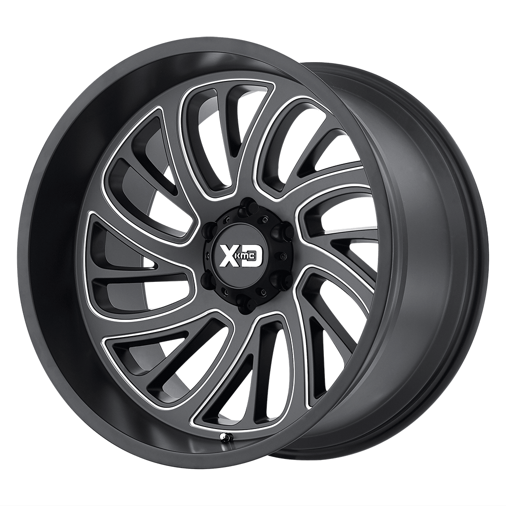 20x12 XD XD826 SURGE Satin Black Milled Wheel 5x5 (-44mm)
