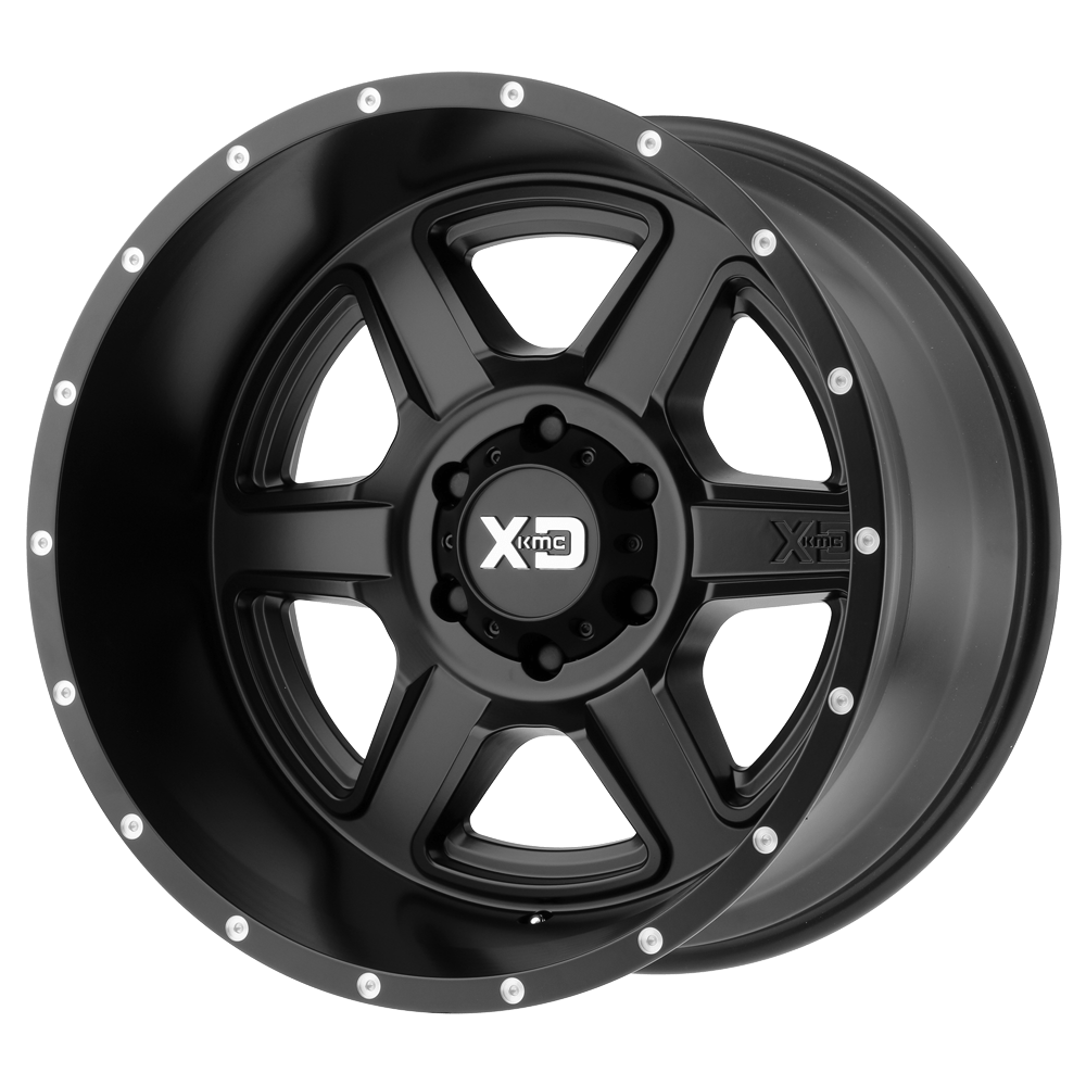 20x12 XD XD832 FUSION Satin Black Wheel 8x180 (-44mm)