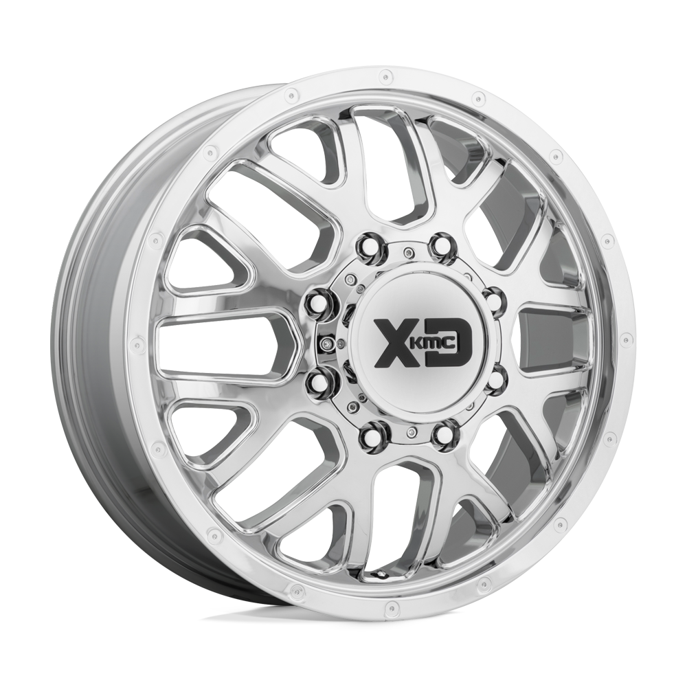 20x8.25 XD XD843 GRENADE DUALLY Chrome - Front Wheel 8X6.5 (127mm)